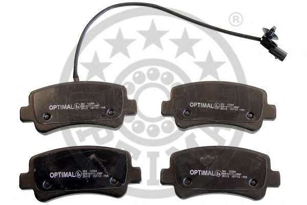 Комплект тормозных колодок, дисковый тормоз