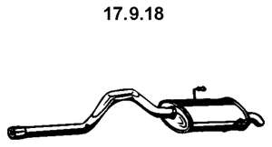 Глушитель выхлопных газов конечный