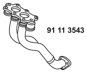 Труба выхлопного газа