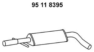 Предглушитель выхлопных газов