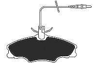 Гальмівні колодки, дискове гальмо (набір)