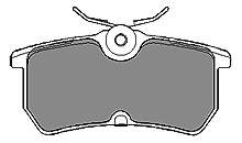 Комплект тормозных колодок, дисковый тормоз