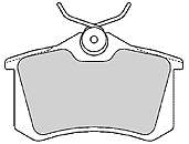 Гальмівні колодки, дискове гальмо (набір)