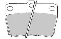 Комплект тормозных колодок, дисковый тормоз
