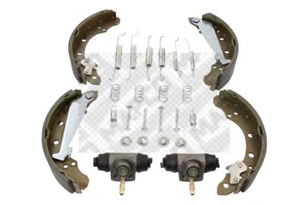 Комплект тормозов, барабанный тормозной механизм