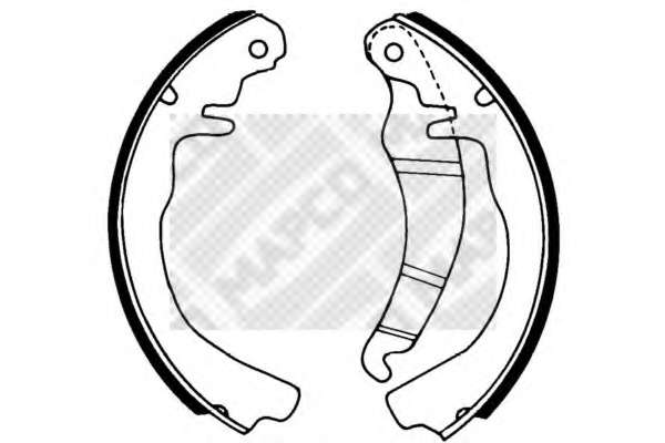 BREMSBACKEN KPL.HINTEN (SATZ)