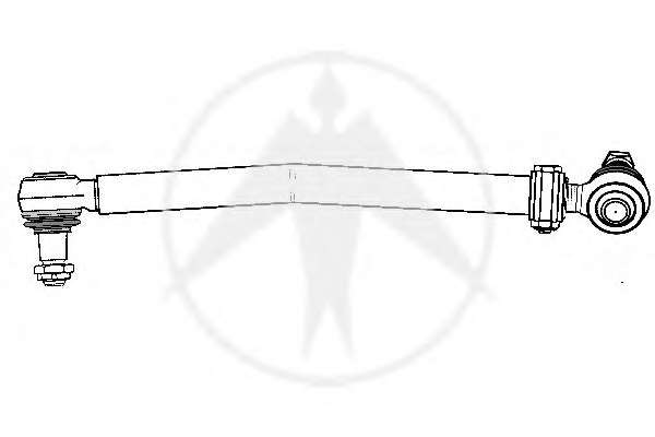 Поперечная рулевая тяга