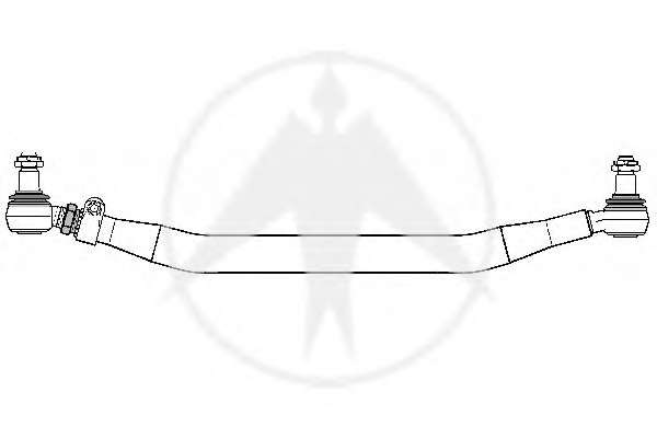 Поперечная рулевая тяга