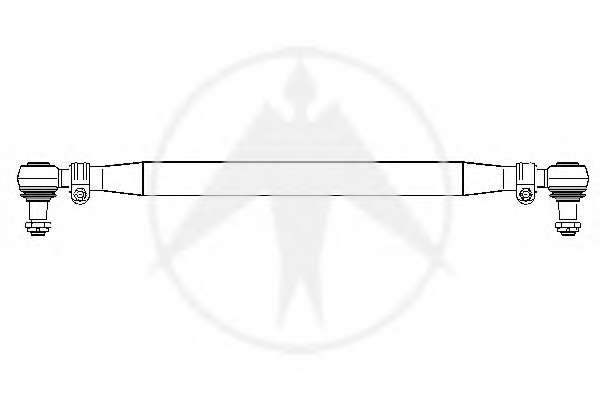 Поперечная рулевая тяга