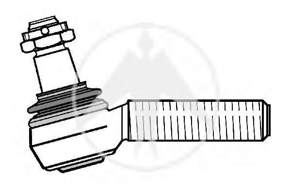 Наконечник поперечной рулевой тяги