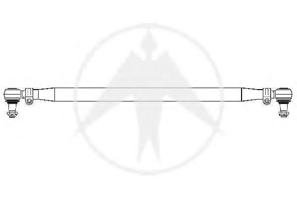 Поперечная рулевая тяга