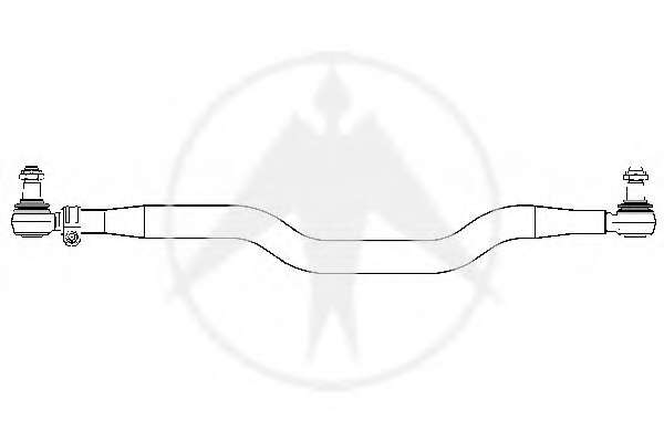 Поперечная рулевая тяга