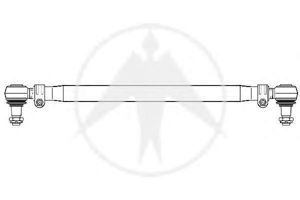 Поперечная рулевая тяга