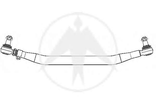 Поперечная рулевая тяга