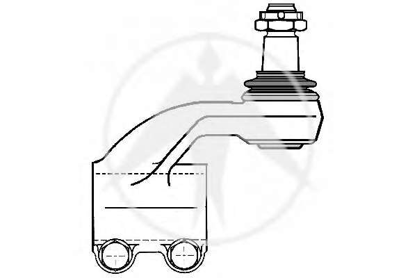 Наконечник поперечной рулевой тяги