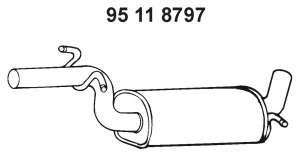 Предглушитель выхлопных газов