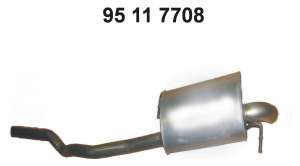 Глушитель выхлопных газов конечный