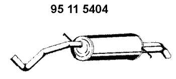 Глушитель выхлопных газов конечный