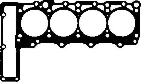 Прокладка ГБЦ MB C-class (W202)/E-class (W210) 2.2D 93-01 (OM604) (1.65mm), Ø90,00mm