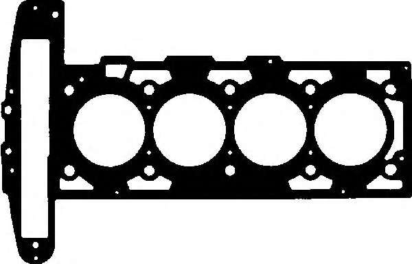 Прокладка ГБЦ Opel Astra G/Vectra C 2.2 16V, Ø87,00mm, 0,50mm