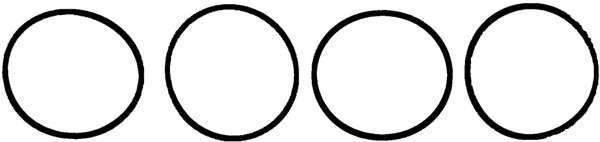 Набір прокладок, впускной коллектор