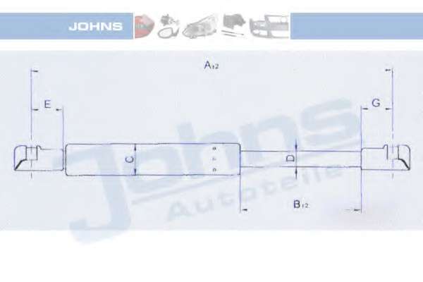 Пружина газова / помещения для груза