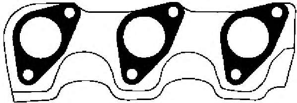 Прокладка, выпускной коллектор