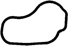 Прокладка колектора впускного Smart Fortwo 0.8 CDI 04-07