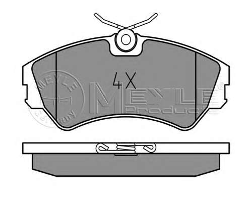 Колодки гальмівні (передні) VW T4 91-03