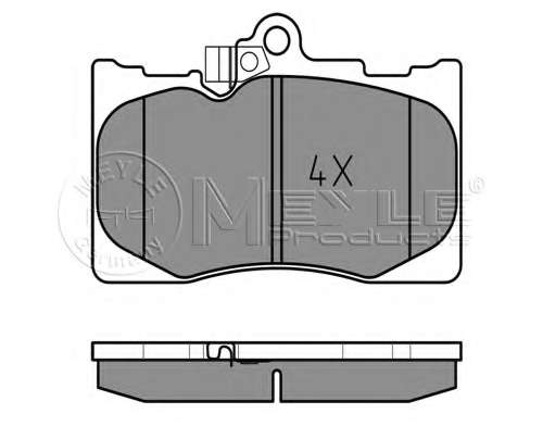 Колодки гальмівні (передні) Lexus GS 05-/IS III//RC 09- (Advics)