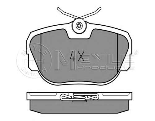 Колодки гальмівні (передні) BMW 3 (E30)/Z1 1.6-2.7 82-94