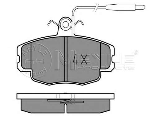 Комплект тормозных колодок, дисковый тормоз