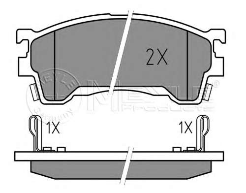 Колодки гальмівні (передні) Mazda 3/6 1.8-2.0 91-02 (131.6x51.5)