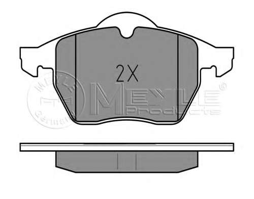 Комплект тормозных колодок, дисковый тормоз