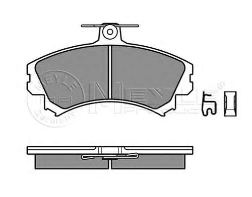 Колодки гальмівні (передні) Mitsubishi Carisma 1.6i/1.8 16V/1.9 TD 95-06
