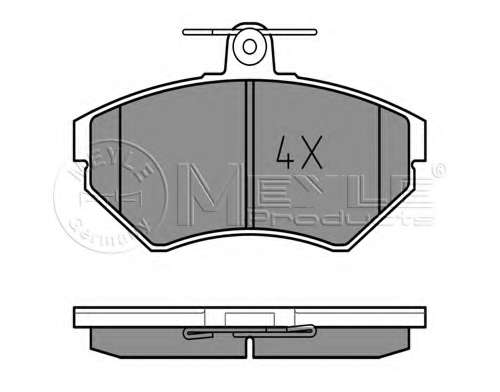 Колодки гальмівні (передні) Seat Cordoba/Ibiza/VW Caddy/Golf/Polo 91-04/Passat B3/B4 88-97