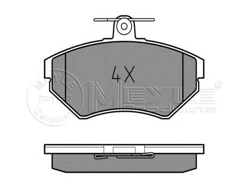 Колодки гальмівні (передні) Audi A4 94-01/VW Passat 96-00