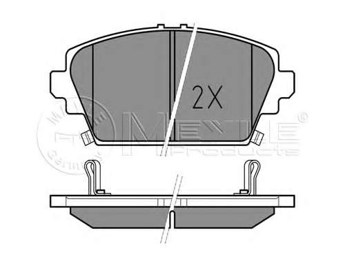 Колодки гальмівні (передні) Honda Accord VI/MG ZR/MG ZS/Nissan Almera Tino/Primera 98-