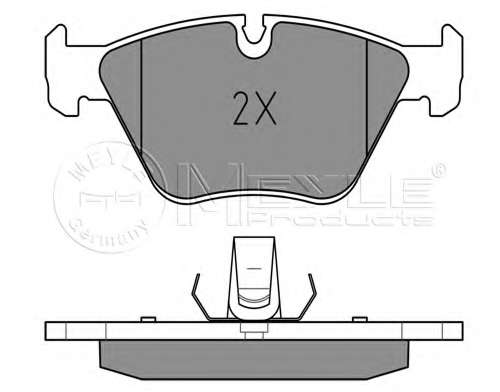 Колодки гальмівні (передні) BMW 3 (E46) 98-07/ X3 (E83)03-11 (Ate)