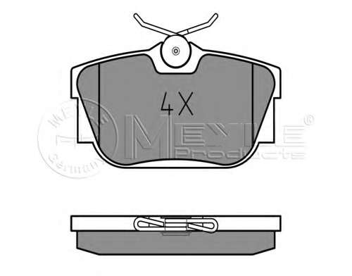 Комплект тормозных колодок, дисковый тормоз