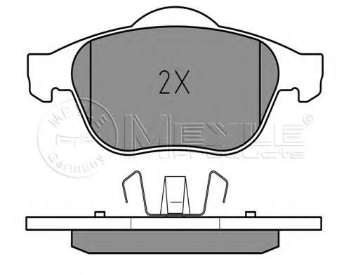 Колодки гальмівні (передні) Renault Laguna II 01-