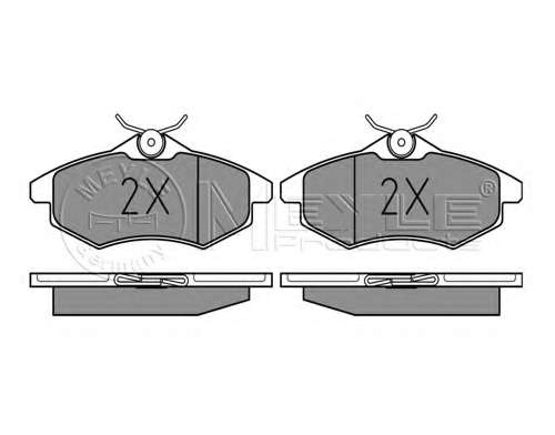 Колодки гальмівні (передні) Citroen C2/C3 02-