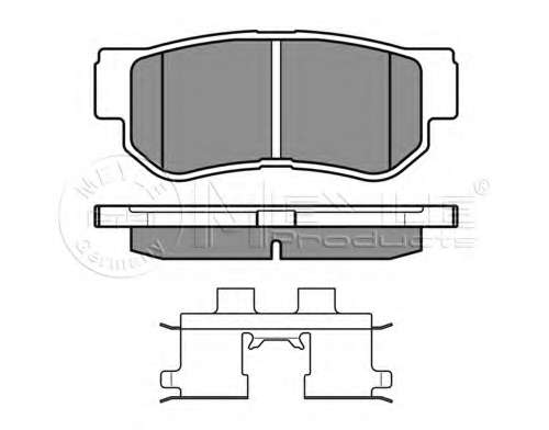 Колодки гальмівні (задні) Hyundai Tucson 2.0 CRDi 04-10