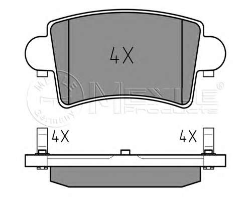 Колодки гальмівні (задні) Renault Master 98-
