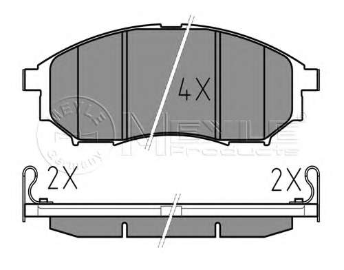 Колодки гальмівні (передні) Renault Koleos 08-/Nissan Qashqai 07-13/Pathfinder/NP300/Murano 05-