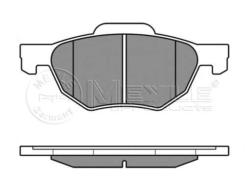 Колодки гальмівні (передні) Honda Accord 03-12