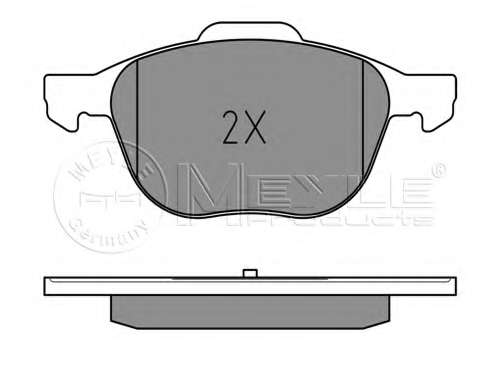Комплект гальмівних колодок, дискове гальмо