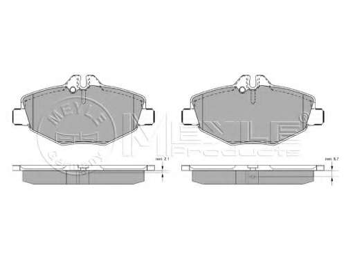 Комплект тормозных колодок, дисковый тормоз