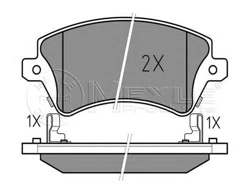 Колодки гальмівні (передні) Toyota Corolla 01-14