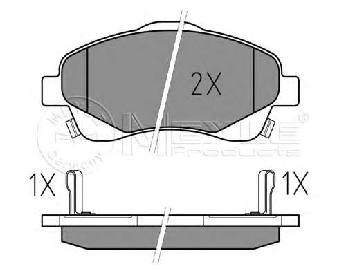 Колодки гальмівні (передні) Toyota Avensis/Corolla 03-09
